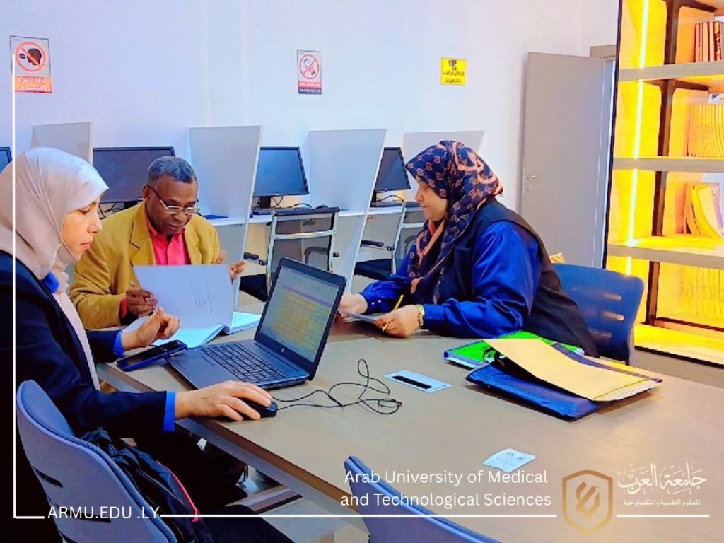 جامعة العرب للعلوم الطبية تعزز دور مكتبتها المركزية في دعم البحث العلمي.